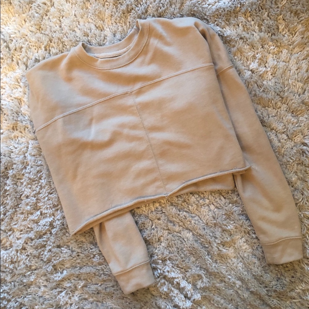 Nude Cropper Hoodie Missguided